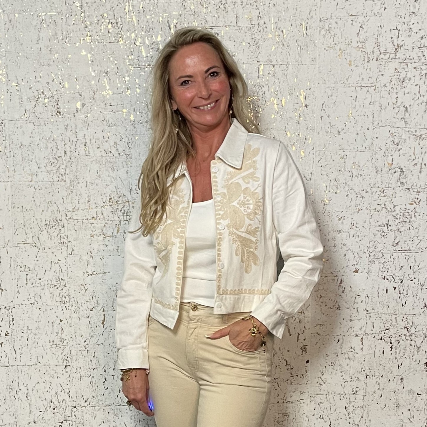 Jasje Borduursel Wit