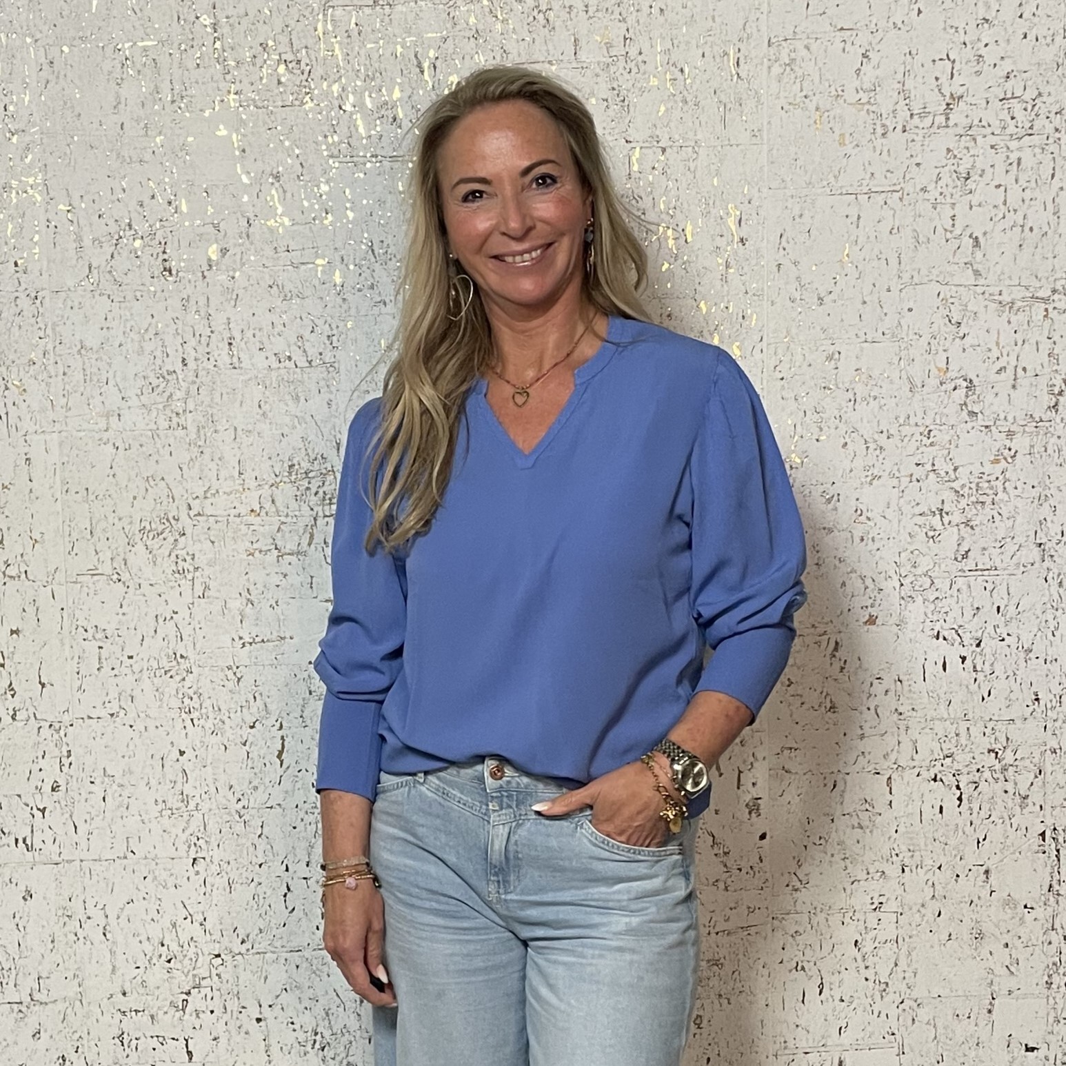 Top Marleen Spring Blue Maicazz