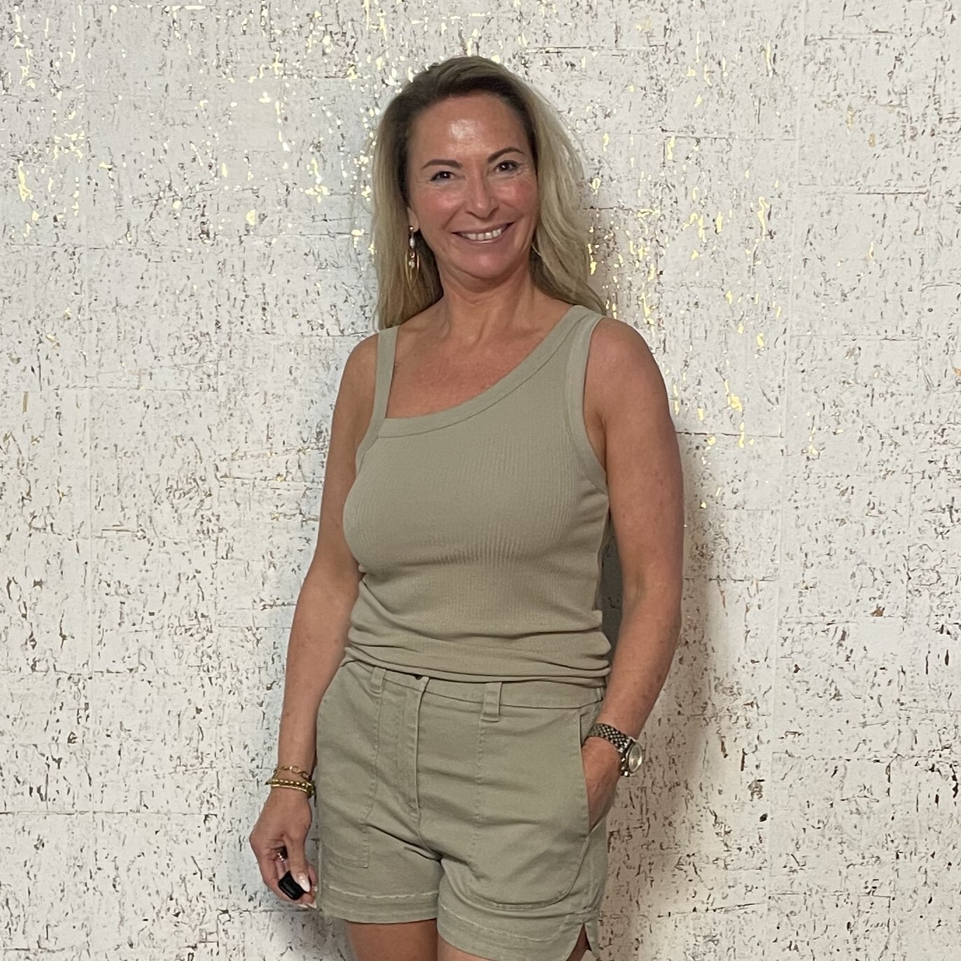 Asymmetrische Top 01-709292-506 Seneca Rock Beige Yaya