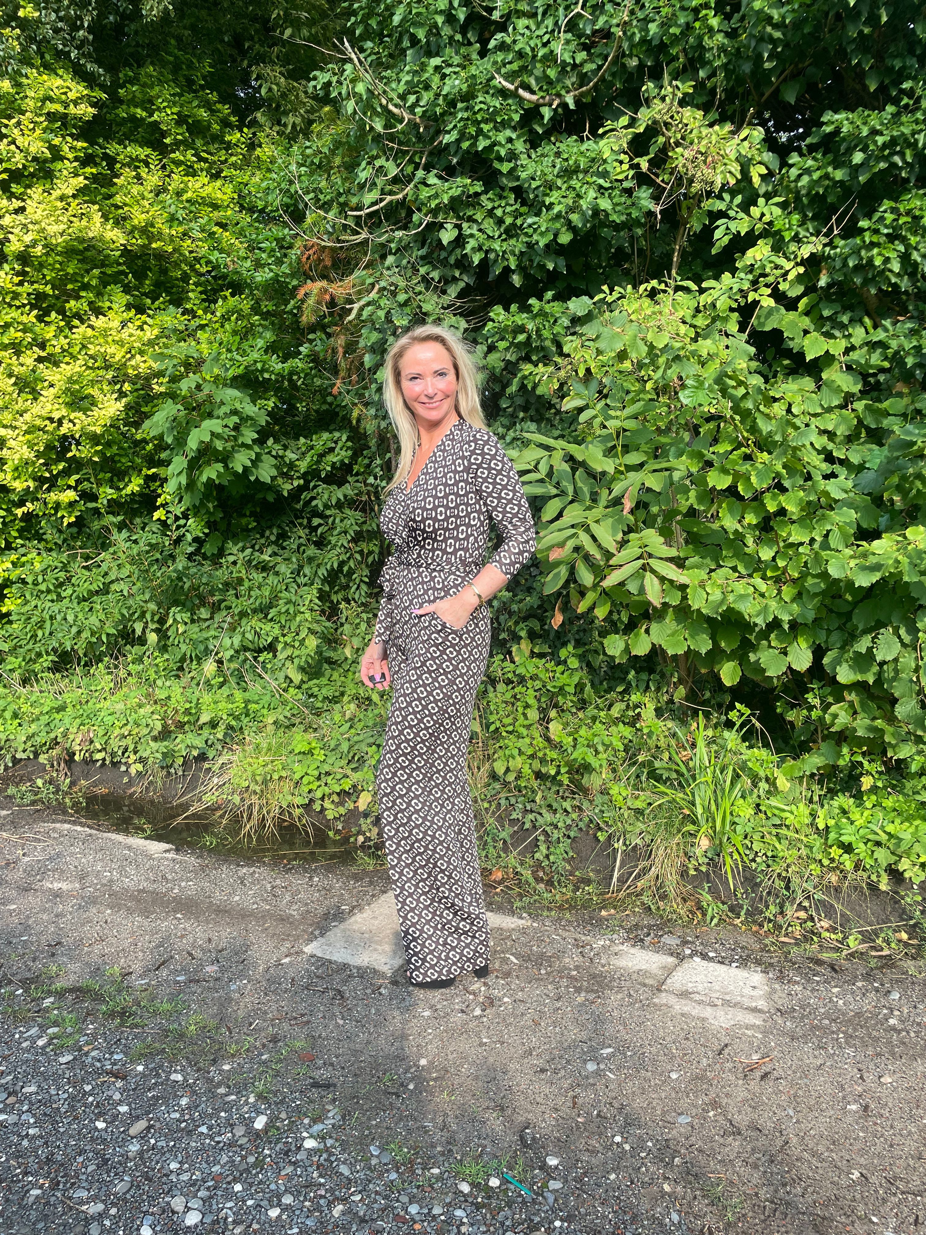 Jumpsuit van travelkwaliteit BY SWAN