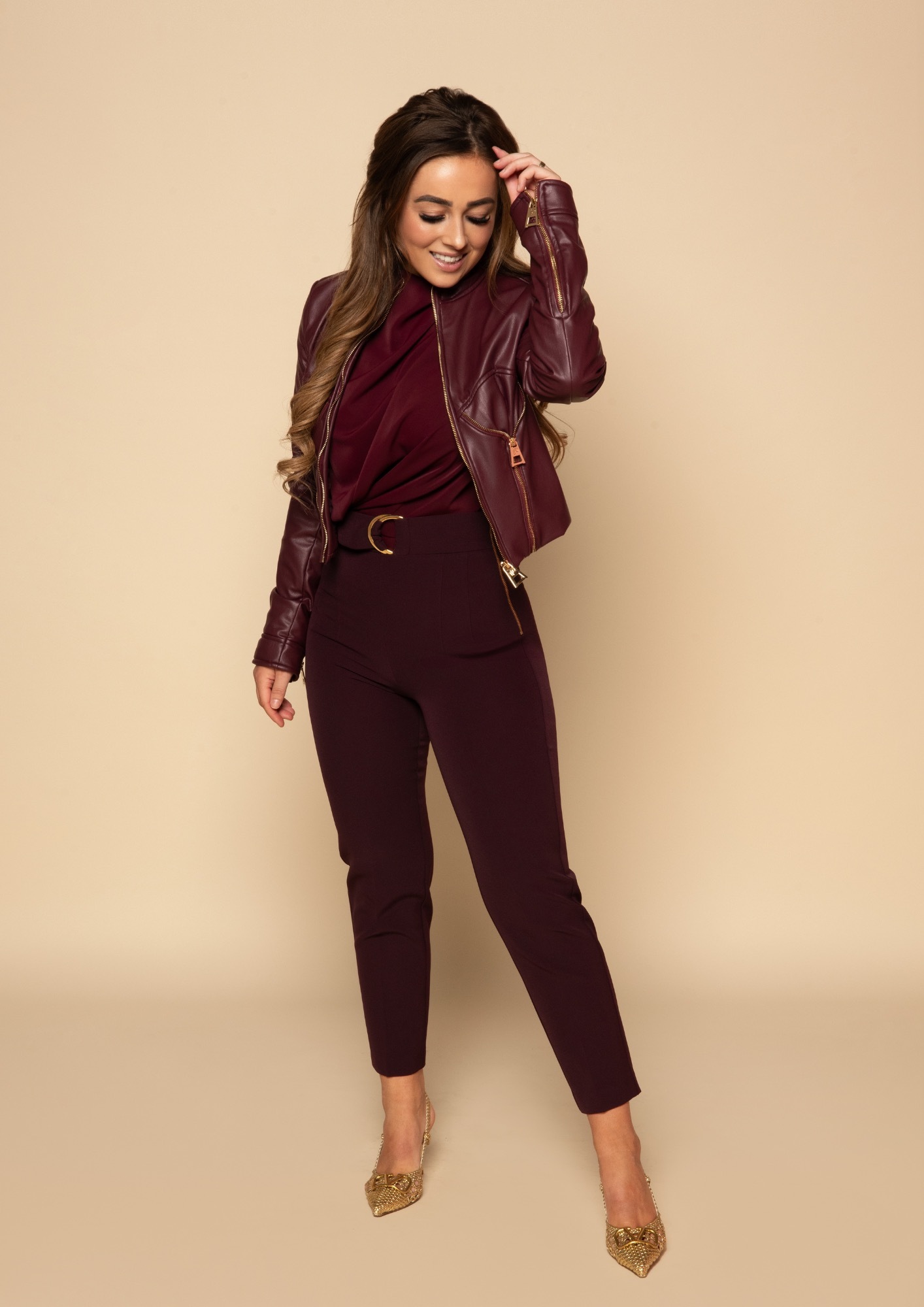Broek Lilly Bordeaux Lorense