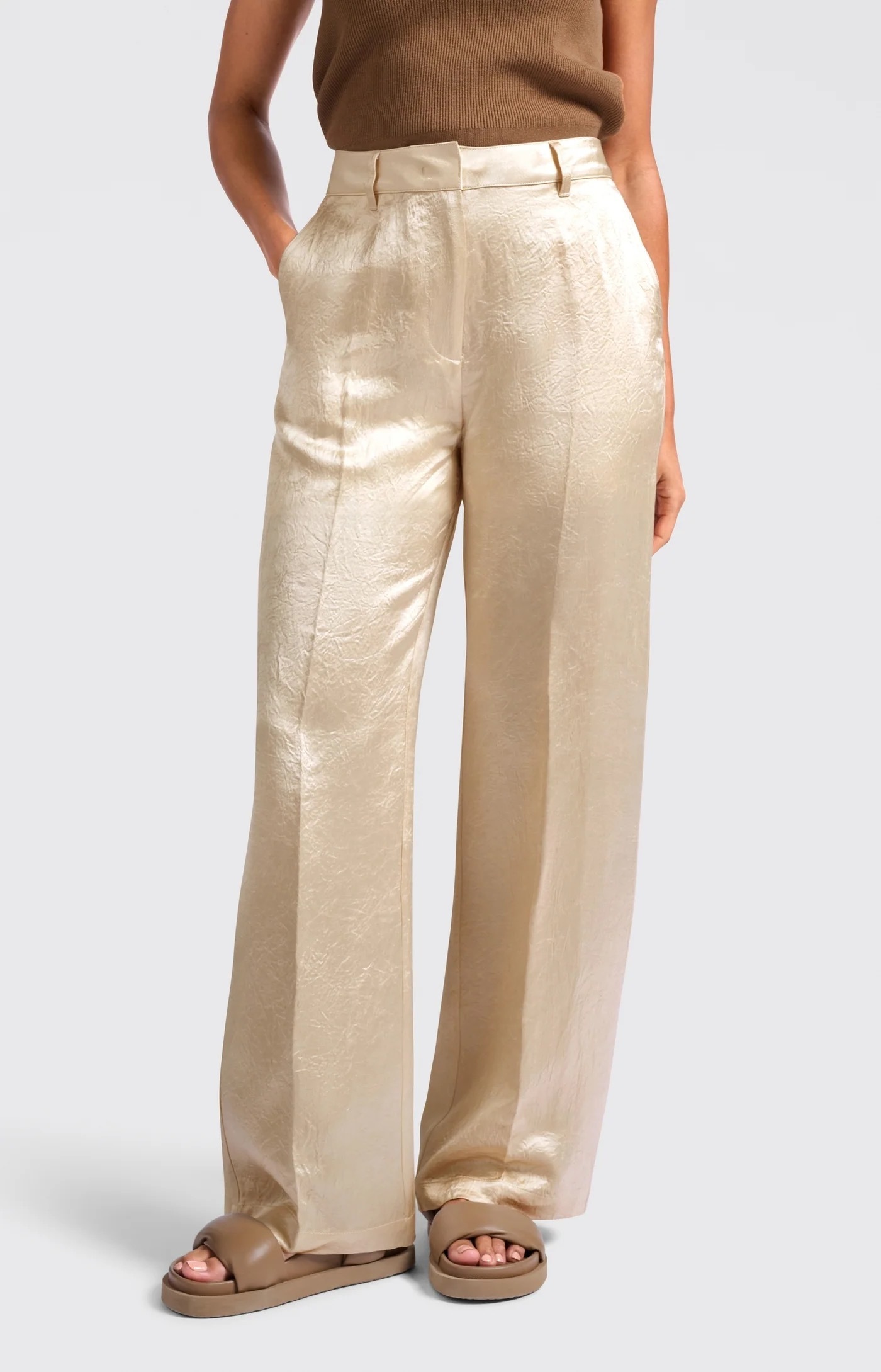 Satijnen Broek 01-301195-505 Summer Sand Yaya