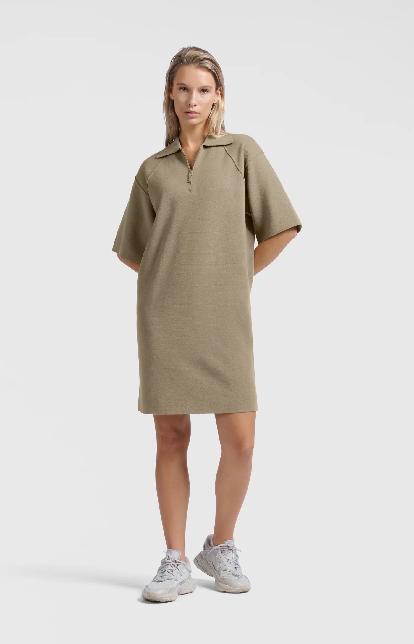 Polo-jurk 01-600169-504 Soft Green Yaya