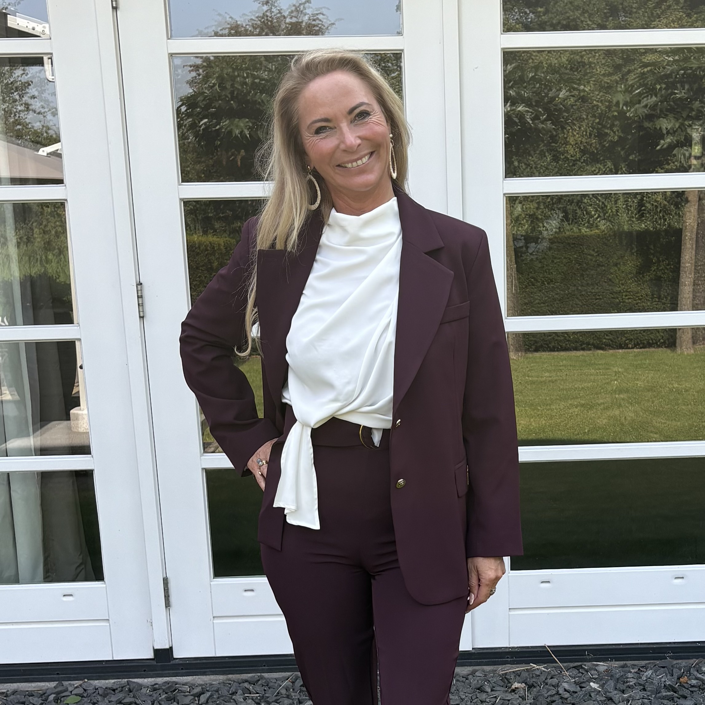 Blazer June Bordeaux Lorense