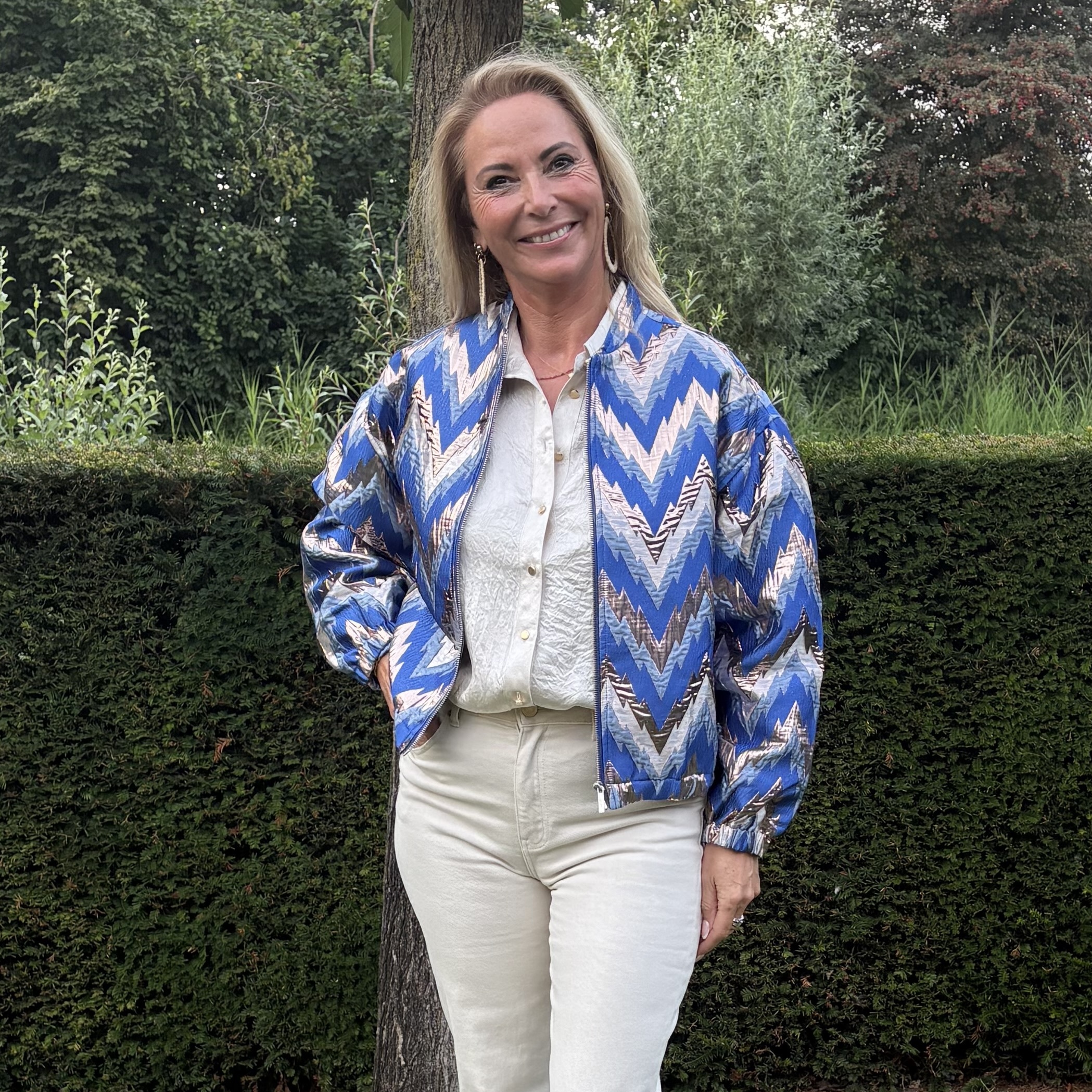 Jacket Bomber F25.19500 Print Esqualo