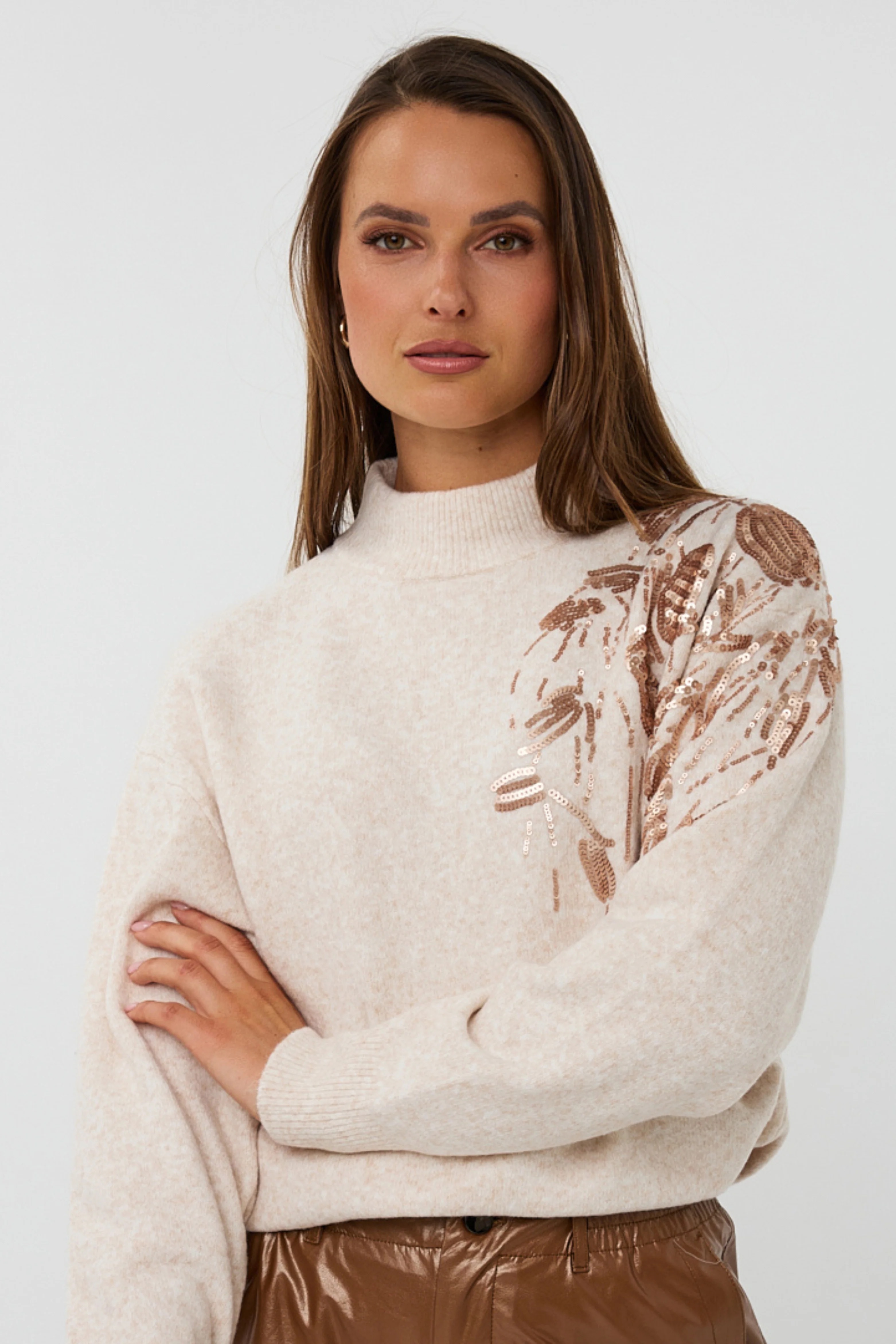 Sweater F25.27519 Light Sand Esqualo