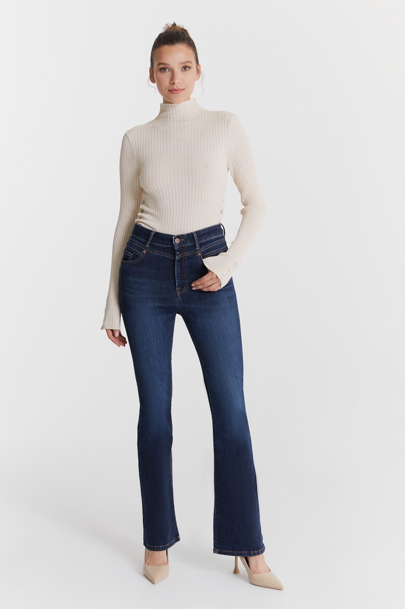 Jeans Matilda Deep Blue Cup Of Joe
