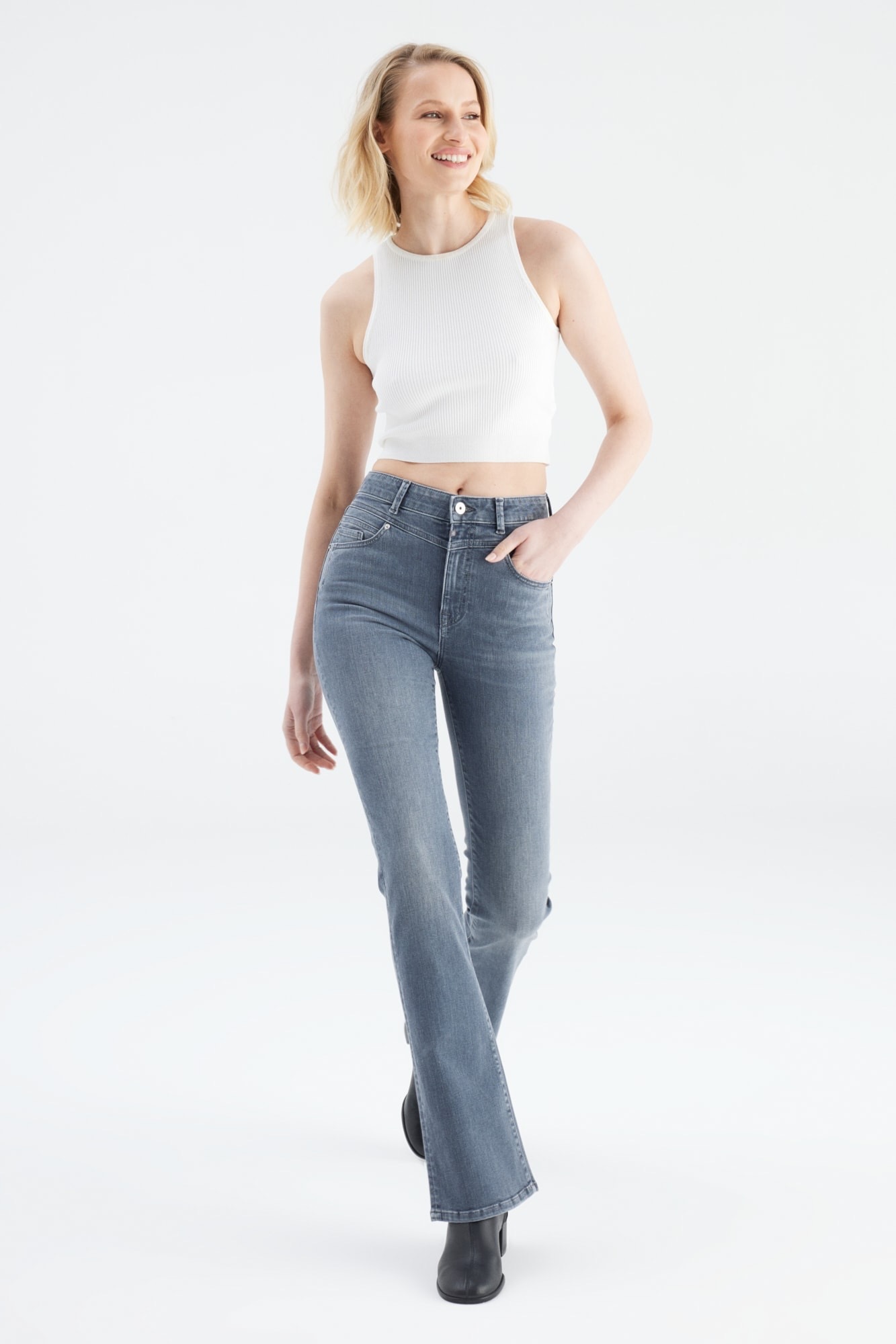 Jeans Matilda Smoke Grey Cup Of Joe