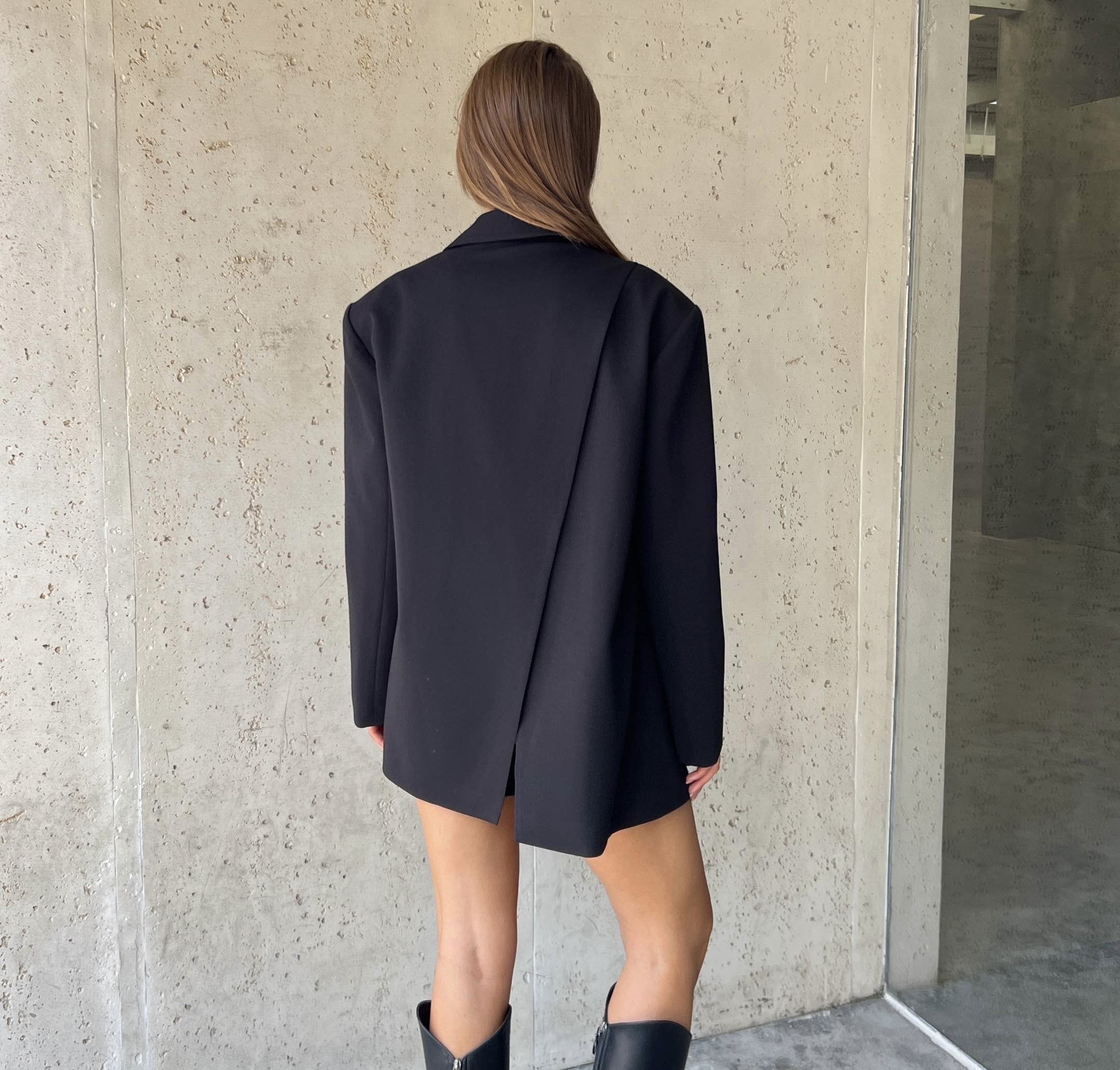 Blazer 3816 Rugdetail Zwart - Afbeelding 2