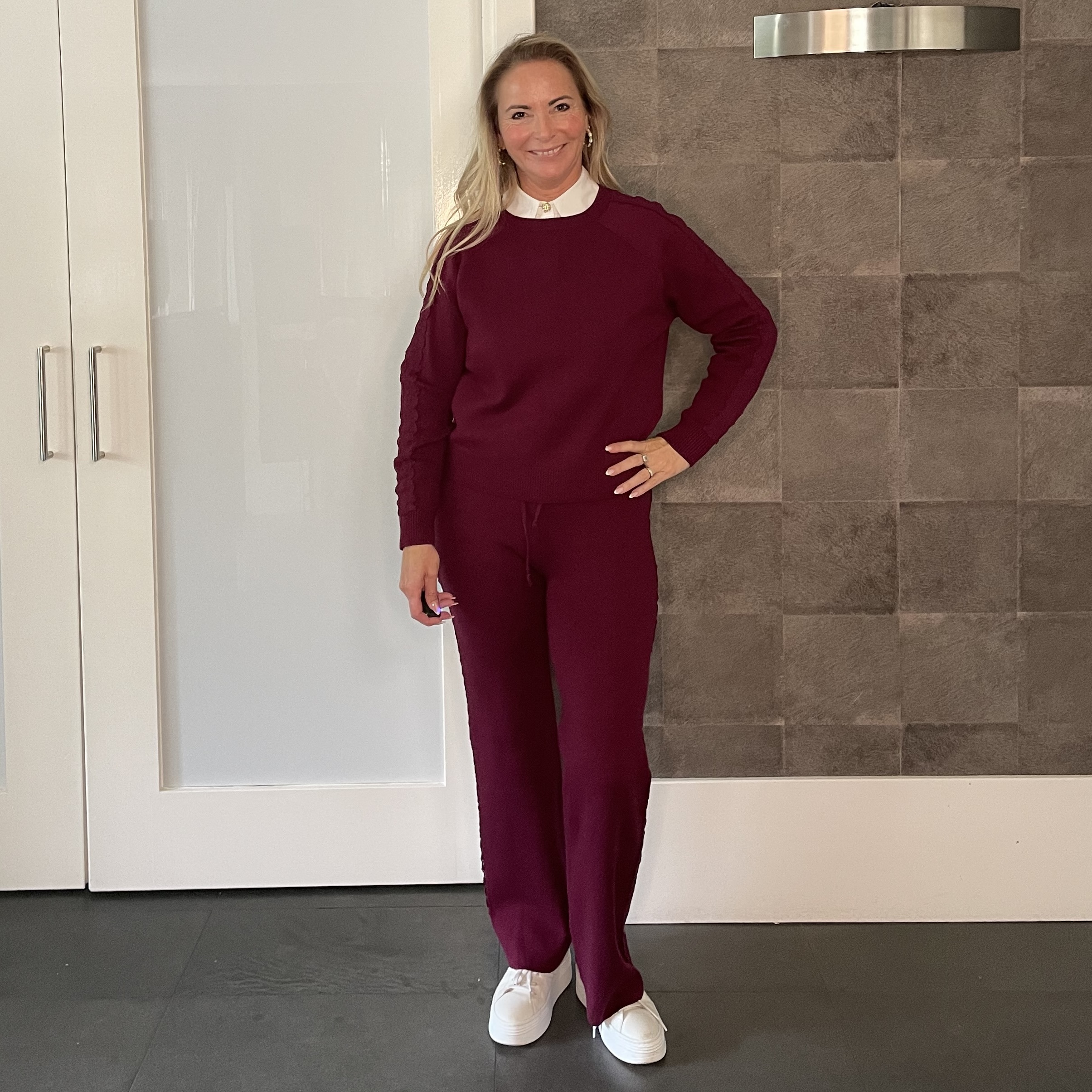 Set Broek En Trui 7064 Bordeaux