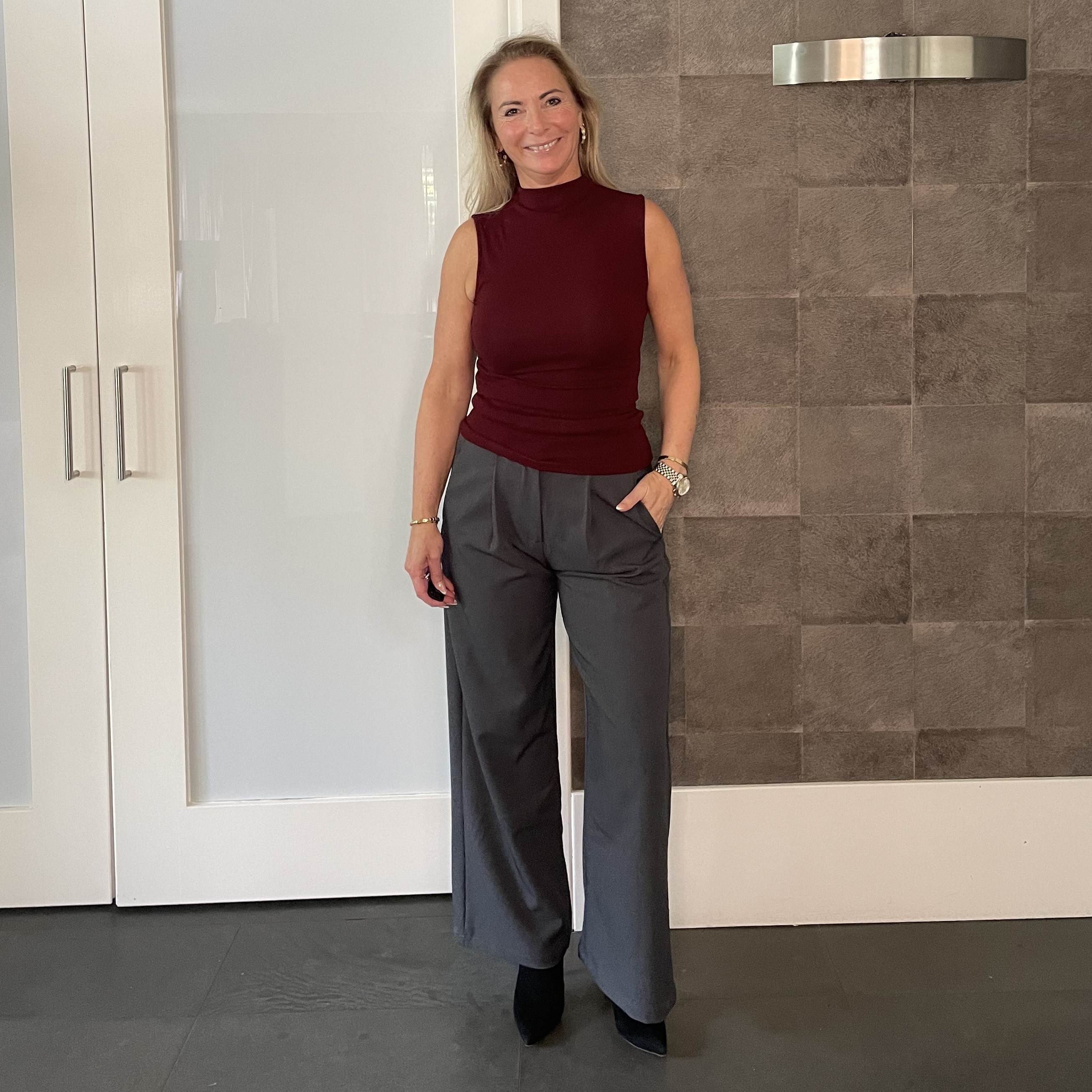 Pantalon A7147 Grijs