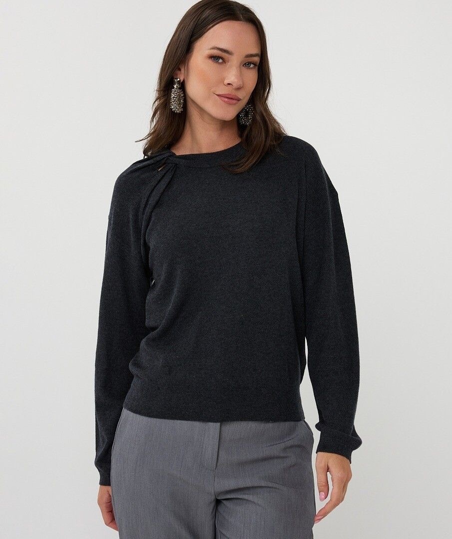 Trui F25.07512 Anthracite Esqualo