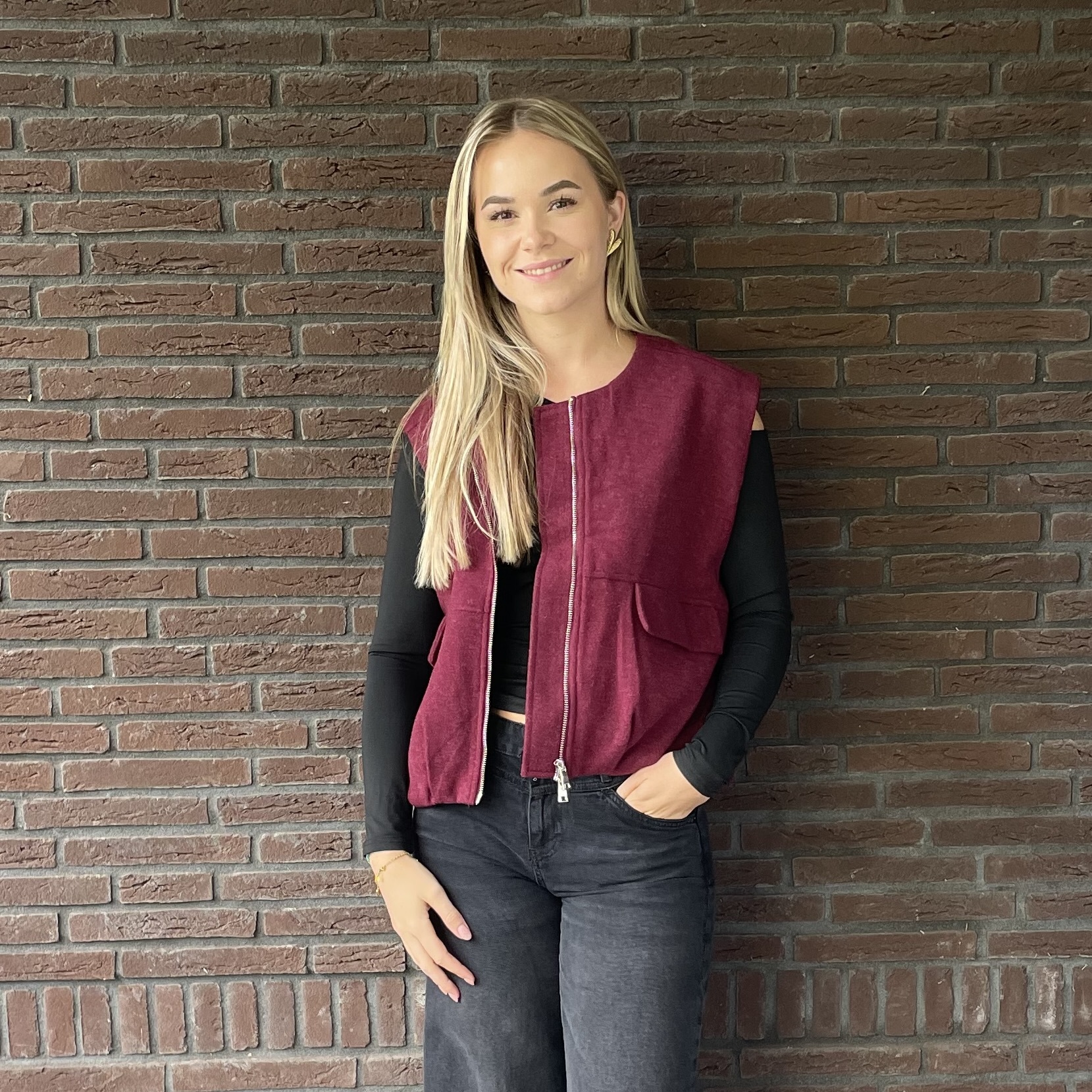 Gilet 3739 Bordeaux